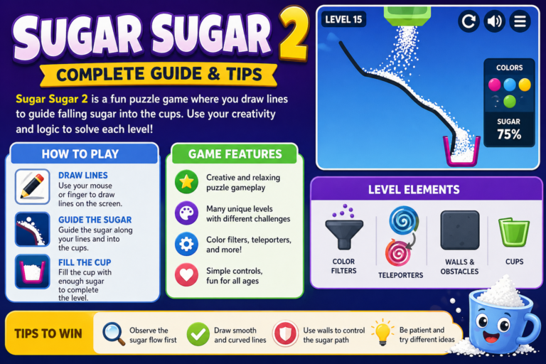 Sugar Sugar 2 – Complete Guide to the Fun Drawing Puzzle Game sugar sugar 2